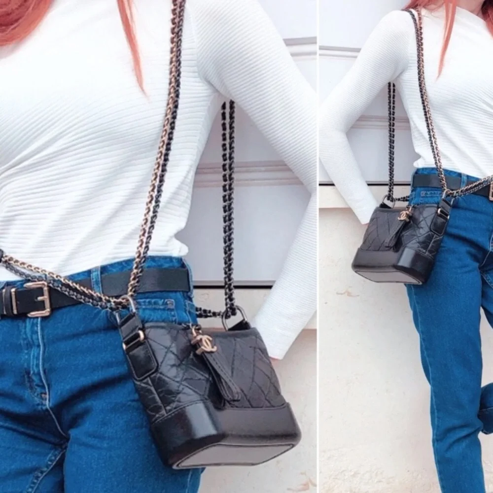 💎✨ BEAUTIFUL ✨💎 Chanel Gabrielle Leather Quilted Shoulder Bag - Picture 11 of 14